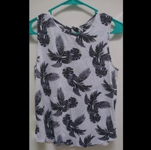 White & Black Tank Top